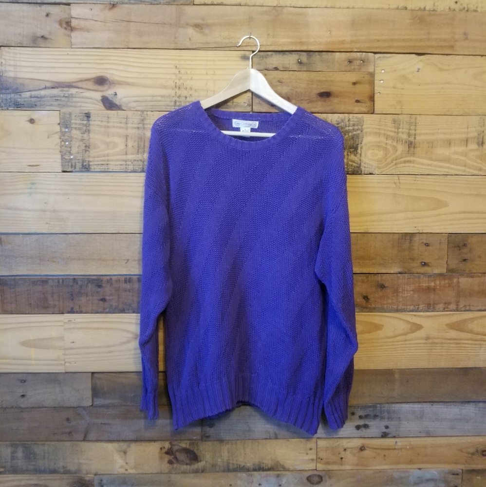 GAP | VTG 80's Oversized Chuncky Knit Sweater Med - Picture 1 of 5